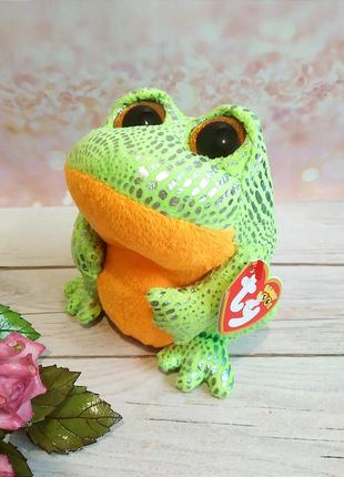 М'яка іграшка ty жаба жабеня speckles