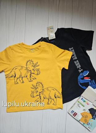 Lupilu набір футболок 98/104 р на хлопчика футболка 2 шт на мальчика комплект набор2 фото