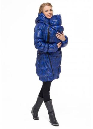 Зимова куртка для вагітних та слінгоносіння ісландія1 фото