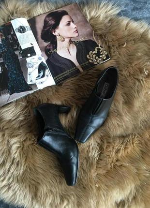 Gabor винтажные кожаные туфли-для любого сезона 🌿❄️☀️🍂4 фото