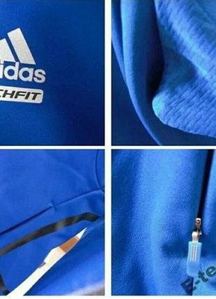 Спортивна куртка вітровка кофта adidas techfit trakto3 фото