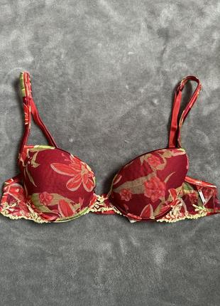 Бюстгальтер лиф принт сетка