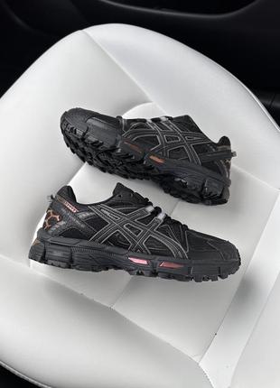 Кроссовки asics gel-kahana 8 black gold pink1 фото