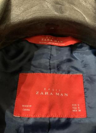 Куртка zara ветровка бомбер хаки оливковый базовый мужской8 фото