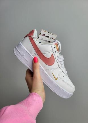 Nike air force shadow white orange