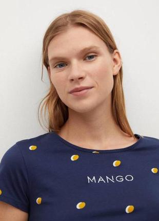 Футболка футболка хлопрк, футболка з логотипом, футболка mango5 фото