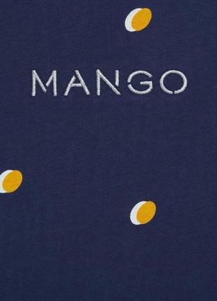 Футболка, футболка лого mango, футболка бавовна, футболка хлопок5 фото