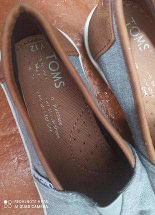 Мокасини кеди toms оригінал5 фото