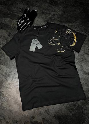 Мужская футболка филип плейн / брендовые футболки philipp plein