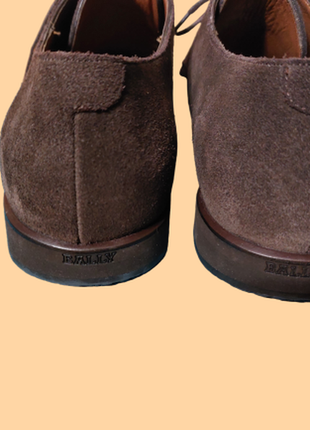 Туфлі замшеві шоколадного кольору без дефектів і ознак носіння, швейцарія4 фото