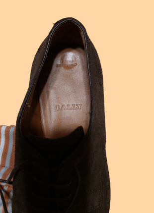 Туфлі замшеві шоколадного кольору без дефектів і ознак носіння, швейцарія6 фото