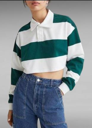 Кофта поло от h&m в полоски