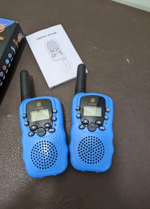 Дитячі рації flashing blue walkie-talkie model t388 (2 шт)