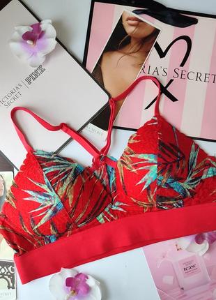 Victoria's secret m 38 75c 75d 80a 80b 80c pink бюстральтер бралет без кісточок2 фото