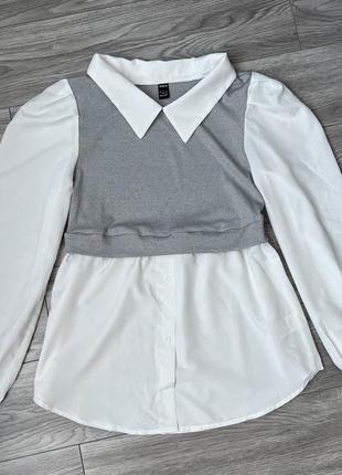 Рубашка блуза shein6 фото