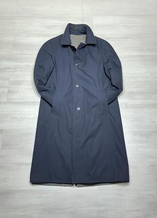Premium germany wool trench coat мужской шерстяной двусторонний плащ пальто2 фото