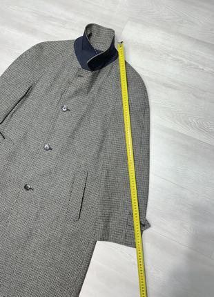 Premium germany wool trench coat мужской шерстяной двусторонний плащ пальто7 фото
