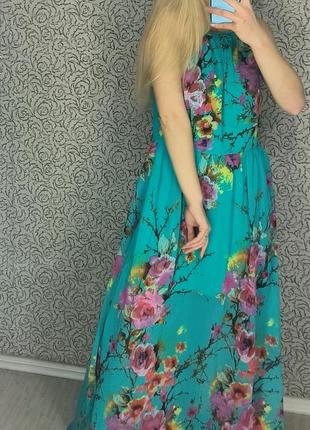Довга сукня платье в пол1 фото