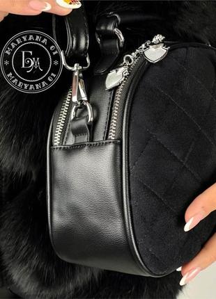 Стильна жіноча сумка пандора / black