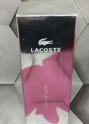 Lacoste love of pink (лакост лавовый оф пенк)