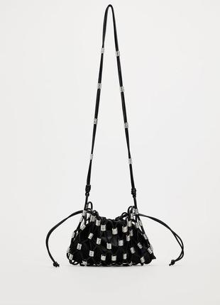 ,сумочка мішок чорна zara new2 фото