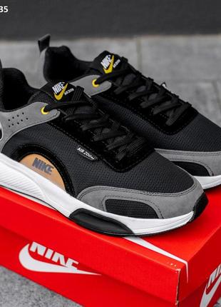 Кросівки nike air zoom сіро-жовті2 фото