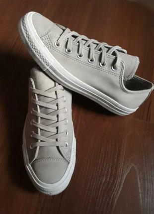 Кожаные кеды converse оригинал 24,5- 25 см1 фото