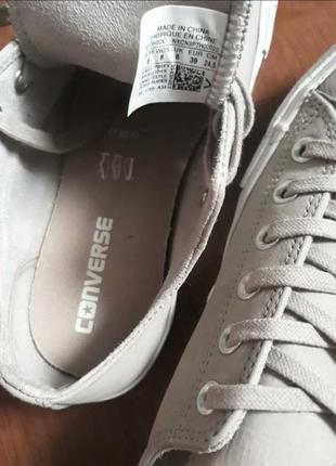 Кожаные кеды converse оригинал 24,5- 25 см4 фото