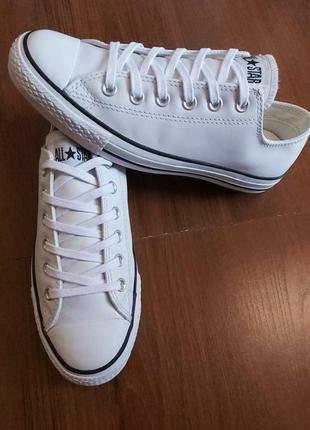 Кожаные кеды converse оригинал 25,5- 26