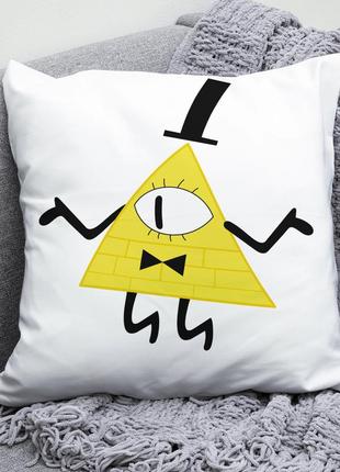 Декоративна подушка gravity falls гравіті фолз білл шіфр bill cipher1 фото