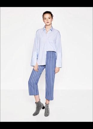 Кюлоты zara, голубые кюлоты