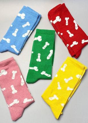 Подарочный набор женских носков на 5 пар 36-41 качественные демисезонные цветные, яркие и повседневные высокие4 фото