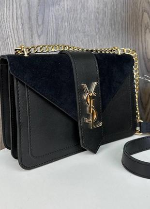 Женская мини сумочка клатч замшевая + кожаный женский ремень подарочный комплект набор5 фото