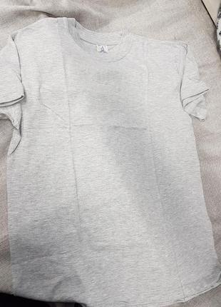 Футболка однотонная базовая хлопок top shirt универсальная легкая футболка унисекс2 фото