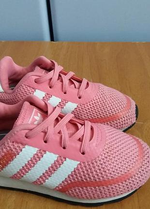 Дихаючі кросовочки рожевого кольору adidas оригінал 7/24