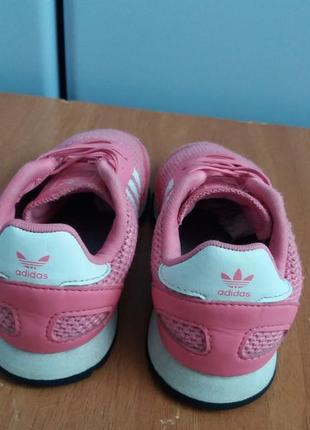 Дышащие кроссовочки розового цвета adidas оригинал 7/245 фото
