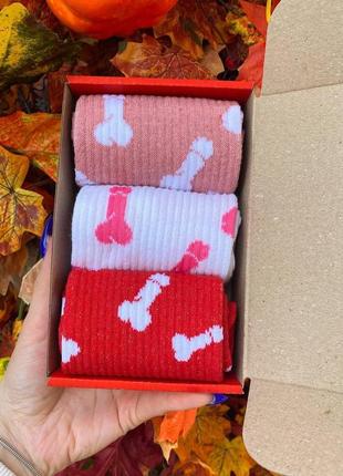 М'який комплект шкарпеток жіночих на 3 пари 36-41 р кольорові та прикольні, трикотажні, підліткові та практичні