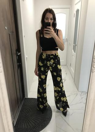 Легкі штани,красиві літні штани під низом шорти ,брюки кльош