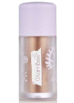 Glambee color shock pigment тон 02 2 пигмент для макияжа век глаз шиммер блестки блёстки тени блестящие шиммерные сияющие нюдовые нюд глемби1 фото