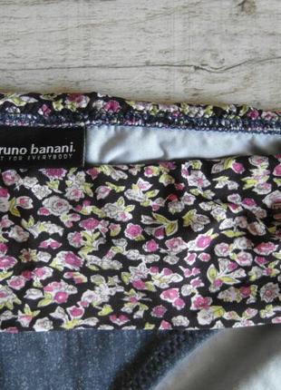 Купальник джинсового кольору з квітковим принтом bruno banani чашка а - ст.6 фото