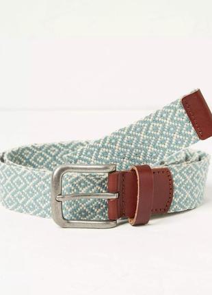 Ремінь жіночий стильний тренд шкіра текстиль