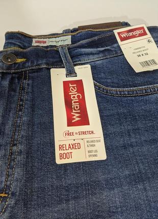 Классические мужские джинсы wrangler relaxed fit 34, 36, 38w4 фото