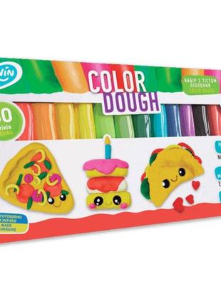 Набор теста для лепки "color dough" (30 шт)