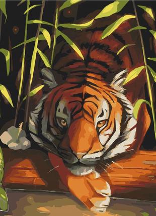 Картина по номерам. art craft "бенгальський тигр" 40*50 см 11618-ac 0201 топ!
