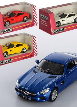 Металева машинка kinsmart kt5388w "mercedes-amg gt"