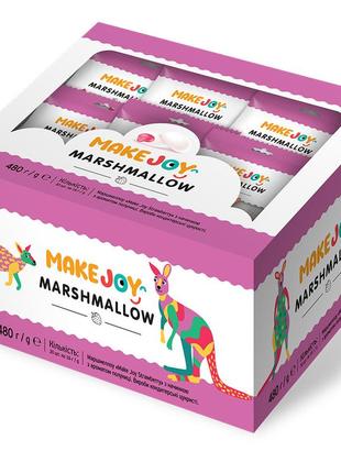 Маршмеллоу "make joy strawberry", 30 шт по 16г