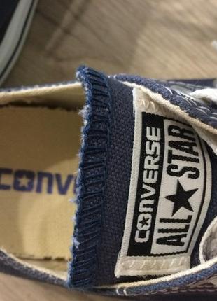 Синие кеды конверсы  оригинал converse4 фото