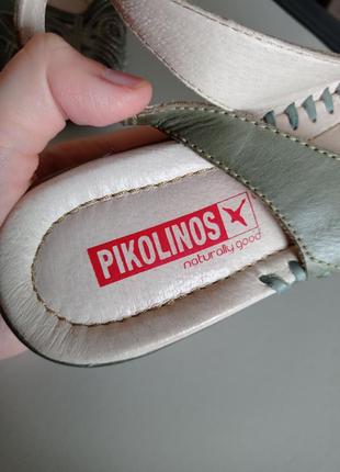 Picolinos кожаные удобные босоножки для проблемной стопы. испания.5 фото