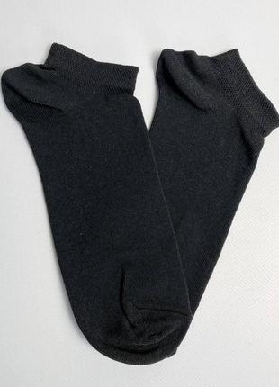Подарочный набор носков мужских коротких летних базовых простых черных хлопковых 41-45 на 24 пары для мужчин8 фото