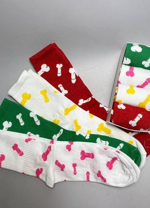 Оригінальний бокс чоловічих шкарпеток на 4 пари 40-45 р різнобарвні та стильні, якісні в подарунковому пакованні5 фото